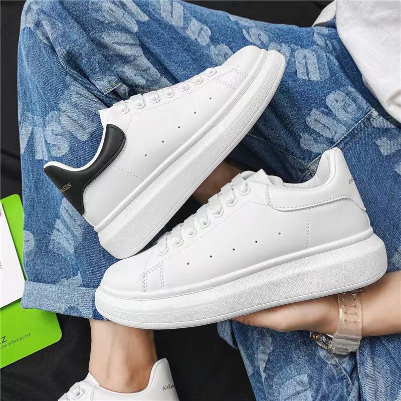 Men Shoes Gucci - White Vulcanized Sneakers Men's Flats Comfortable