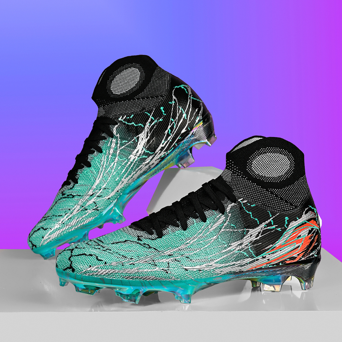 Men Shoes Must Have - New men's electroplated soccer shoes with