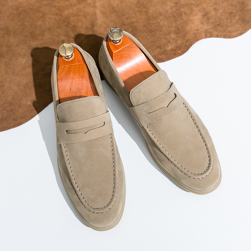 Men Shoes Size 11 - Spring New Classic Suede Loafers Men