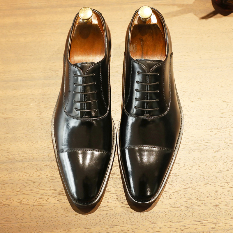 Men Shoes Size 11 - DESAI cap toe Handmade Men's Shoes