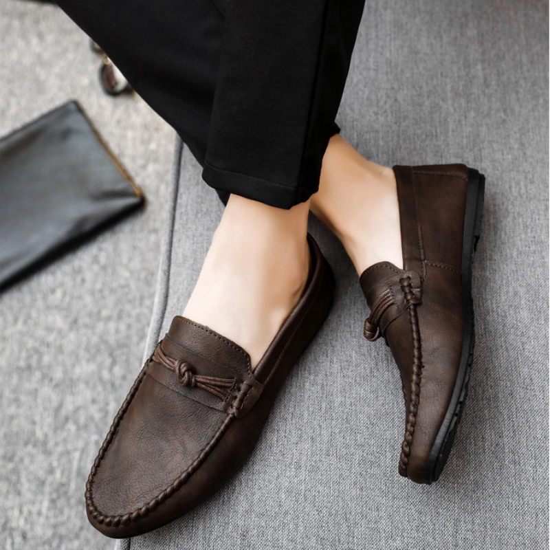 Men Shoes Size 11 - Soft Spring Men Loafers Slip on
