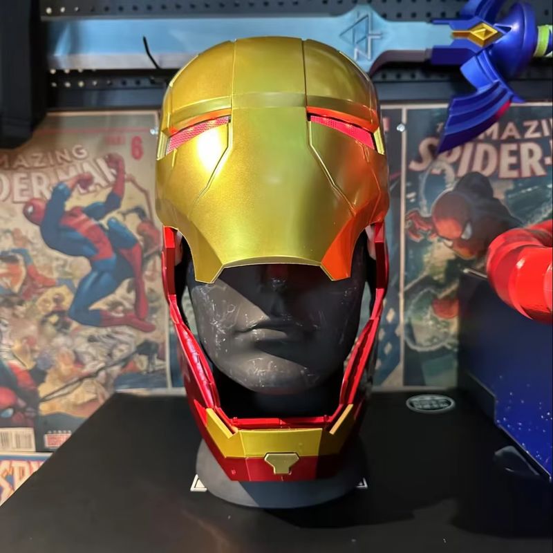 Men Shoes Models - Marvel Iron Man Merchandise Helmet Mk5
