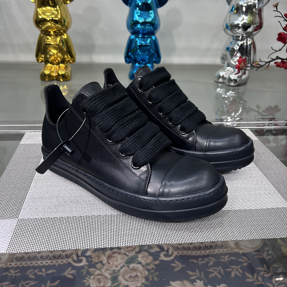 Men Shoes Velcro - Brand Casual Low Top Quality Black
