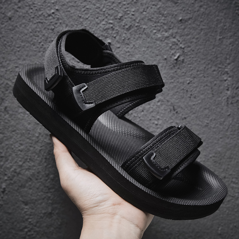Adjustable Flat Sandals For Wi - Men Shoes Velcro บทวิจารณ์และราคา