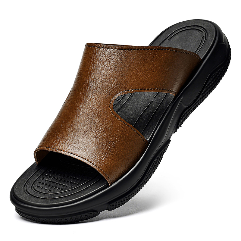 Men's Leather Slide Sandals No - Men'S Shoes Hugo Boss บทวิจารณ์และราคา
