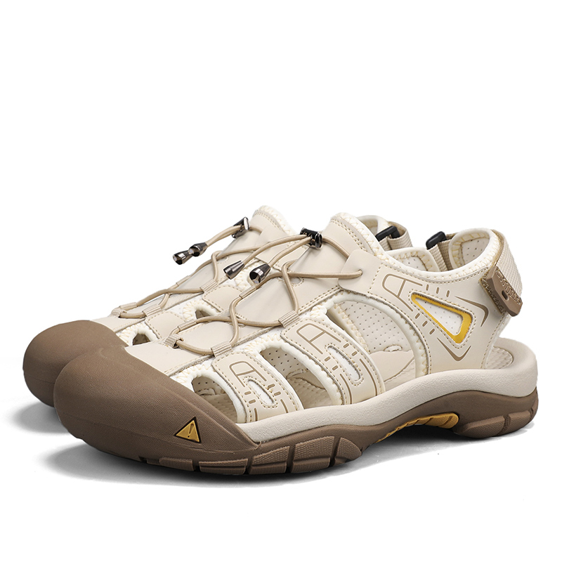 Men's Handmade Simple Sandals, - Men Shoes Velcro บทวิจารณ์และราคา