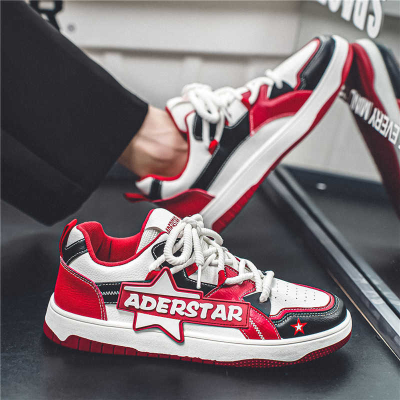 Round Nose Rubber Sole Cute Sn - Men Shoes Red บทวิจารณ์และราคา