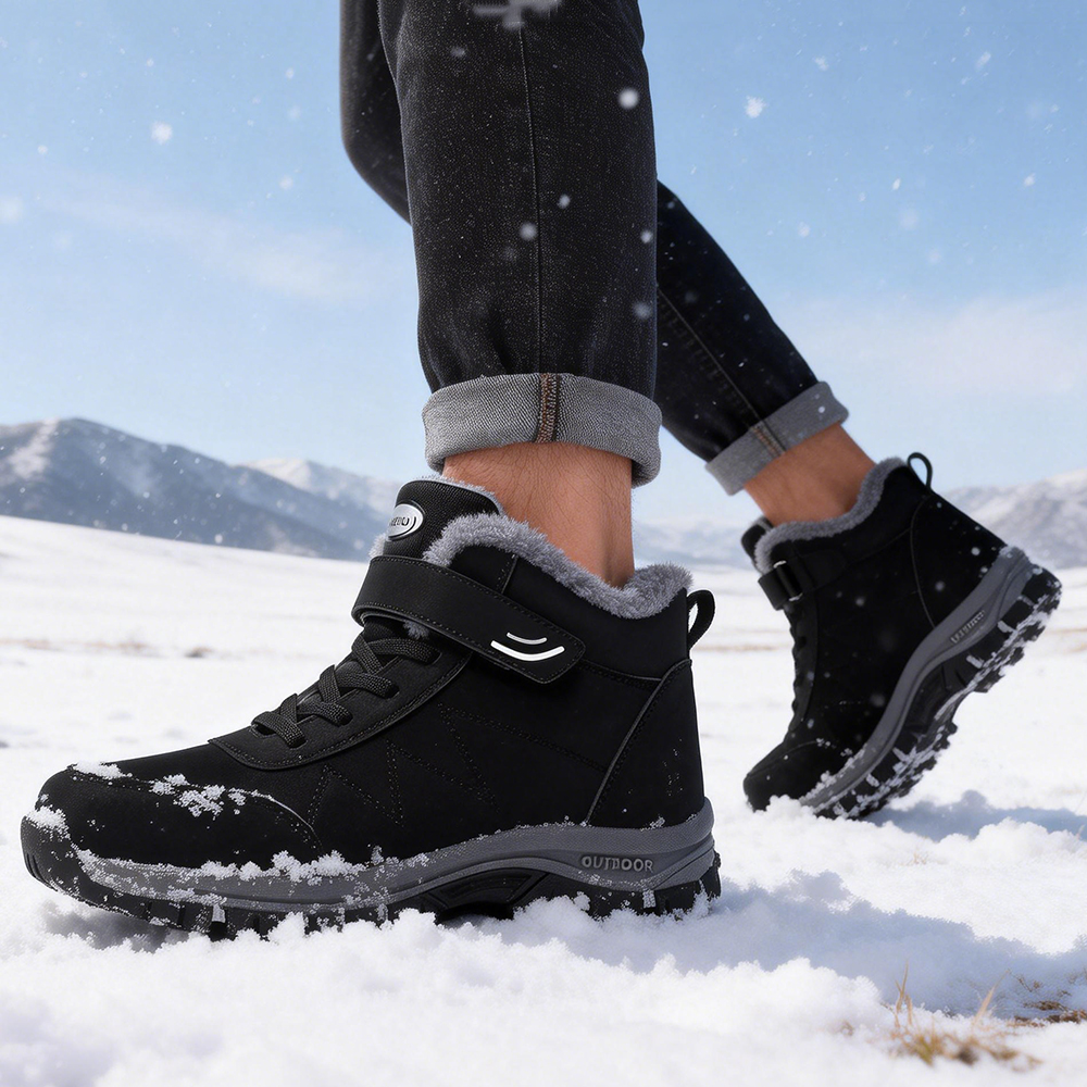 Winter Warm Men Boots With Fur - Men Shoes Classic บทวิจารณ์และราคา