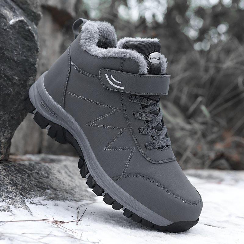 Winter Warm Men Boots With Fur - Men Shoes Classic บทวิจารณ์และราคา
