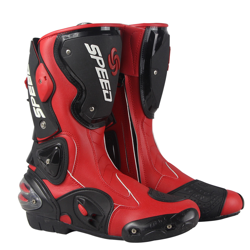 Men's Motorcycle Boots Riding  - Men Shoes White Colour บทวิจารณ์และราคา