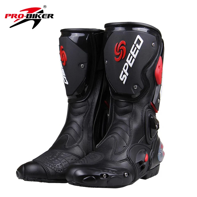 Men's Motorcycle Boots Riding  - Men Shoes White Colour บทวิจารณ์และราคา