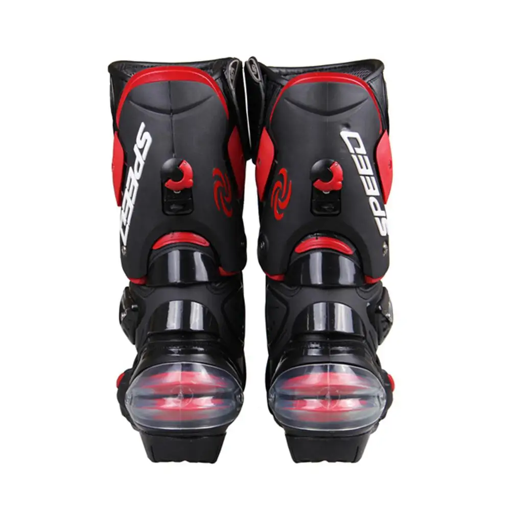 Men's Motorcycle Boots Riding  - Men Shoes White Colour บทวิจารณ์และราคา
