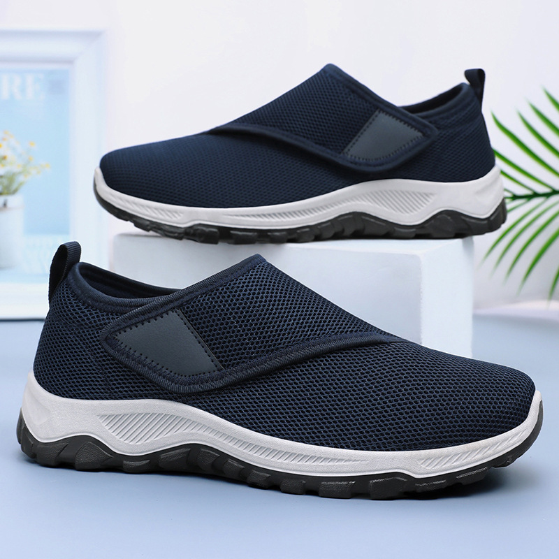2026 New Summer Men's Mesh Sho - Men Shoes Velcro บทวิจารณ์และราคา