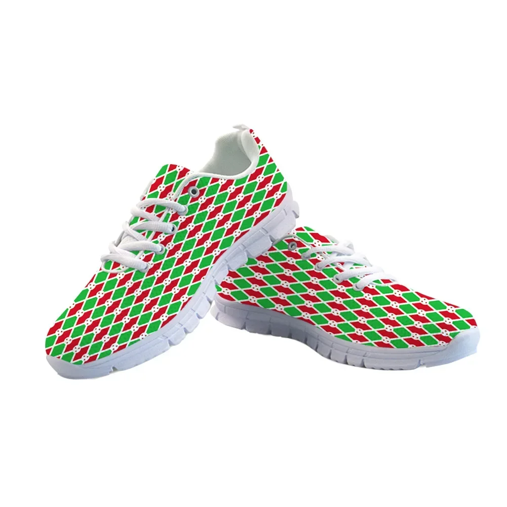 Burundi Free Custom Made Name  - Men Shoes Red บทวิจารณ์และราคา