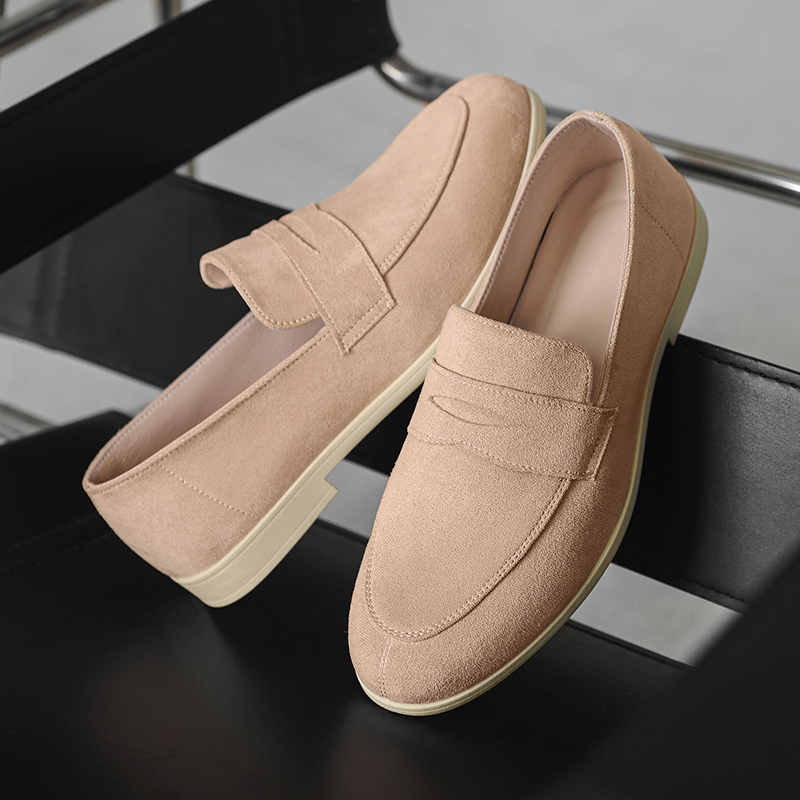 Fashion Leather Mens Loafers L - Men Shoes Size 11 บทวิจารณ์และราคา