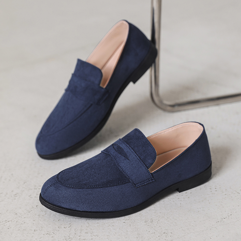 Fashion Leather Mens Loafers L - Men Shoes Size 11 บทวิจารณ์และราคา