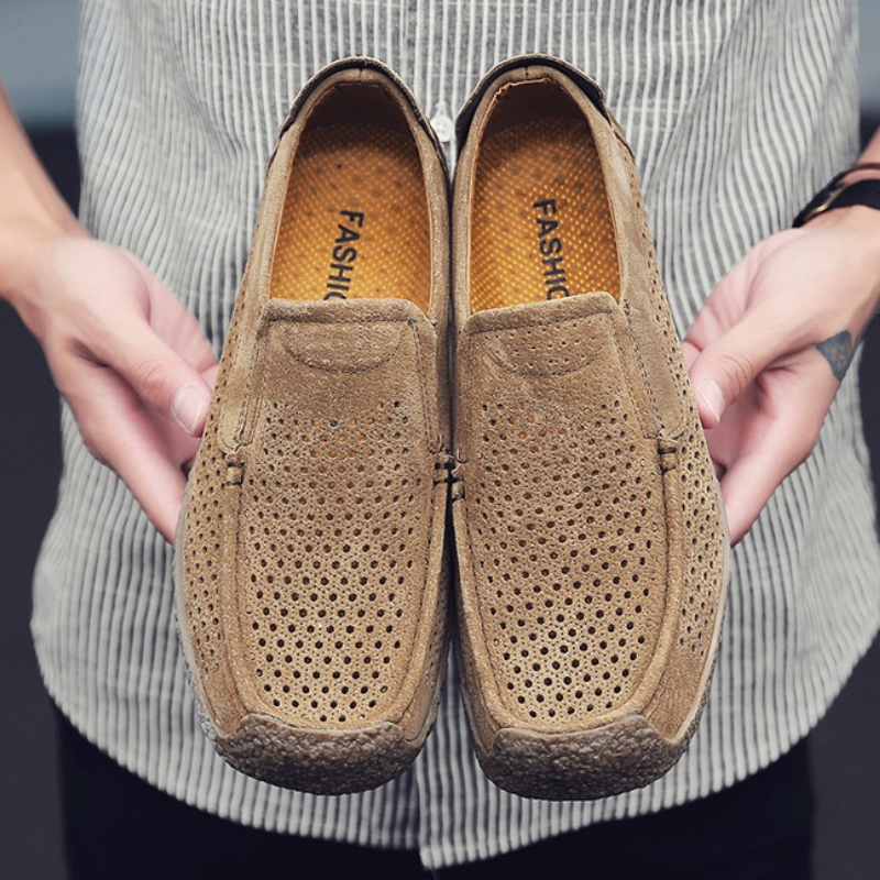 Men Loafers High-quality Slip  - Men Shoes Size 11 บทวิจารณ์และราคา