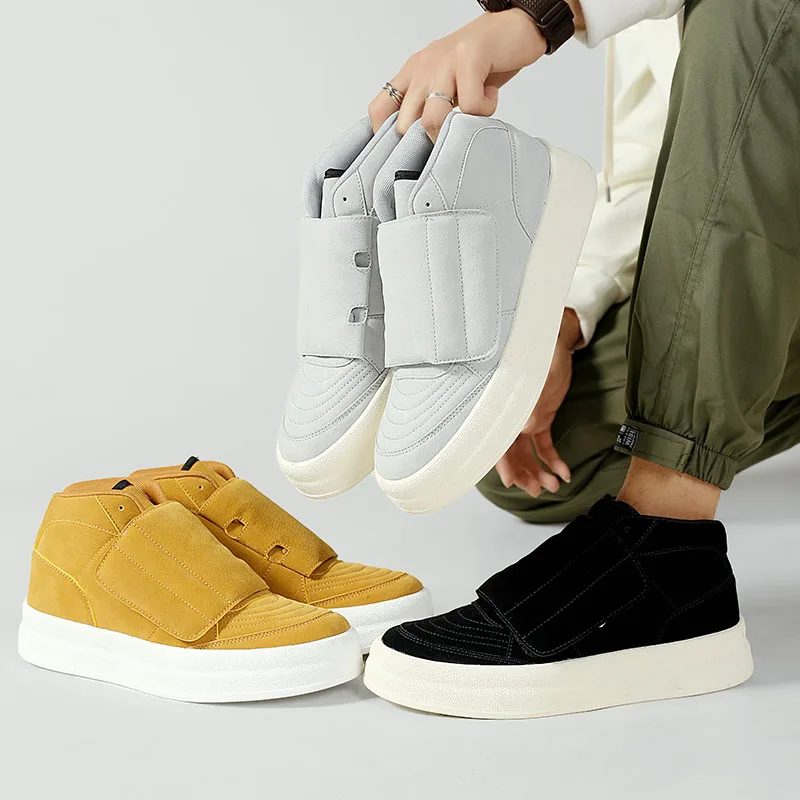 Men Sneakers Casual Sports Sho - Men Shoes Velcro บทวิจารณ์และราคา