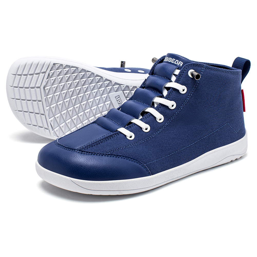 HOBIBEAR Mid-Top Canvas Boots  - Men Shoes Runners บทวิจารณ์และราคา