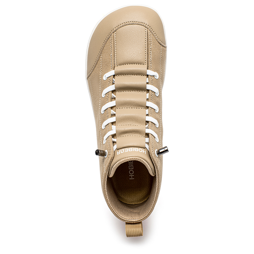 HOBIBEAR Mid-Top Canvas Boots  - Men Shoes Runners บทวิจารณ์และราคา