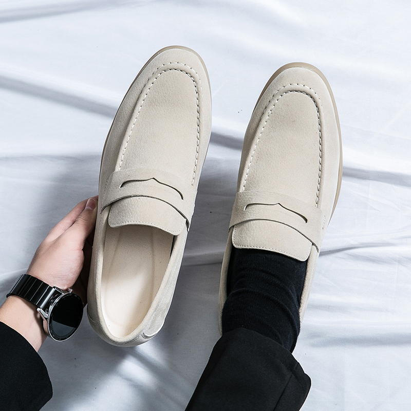 Spring New Classic Suede Loafe - Men Shoes Size 11 บทวิจารณ์และราคา