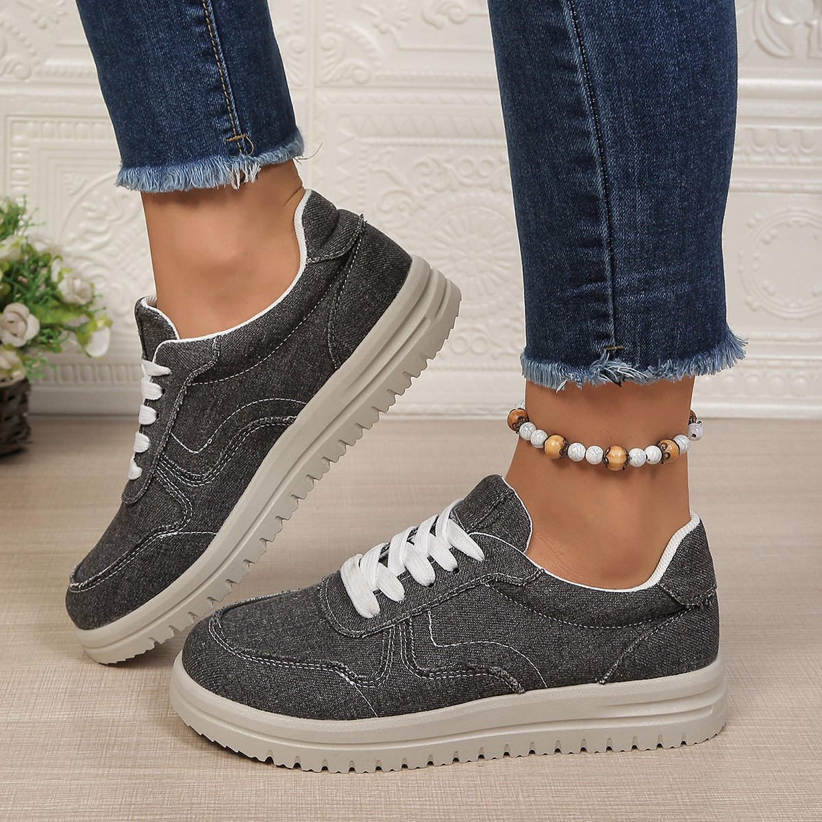 Outdoor Sports Women Canvas Sh - Mesh Trainer Breathable บทวิจารณ์และราคา