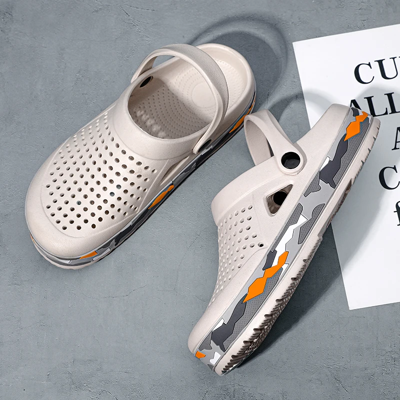 Summer Men Shoes Clogs Slipper - Men Shoes Marks บทวิจารณ์และราคา