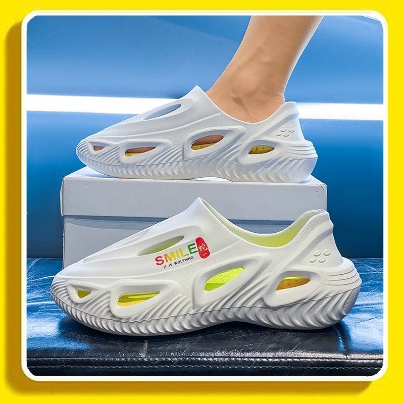 New EVA Men Sandals Couple Sof - Men Shoes Runners บทวิจารณ์และราคา