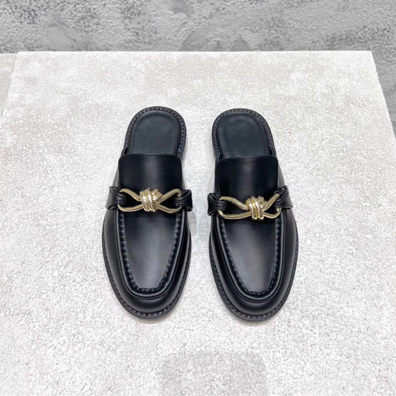 Metal Buckle Half Slippers For - Men'S Shoes Hugo Boss บทวิจารณ์และราคา