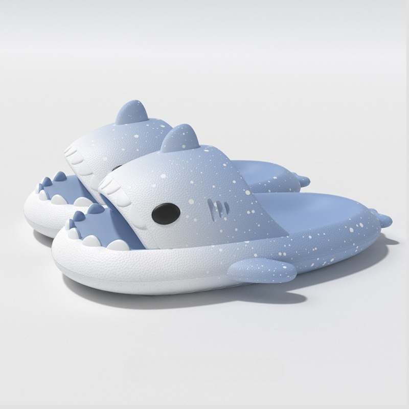 Cute Cartoon Shark Slippers Fo - Men Shoes Style บทวิจารณ์และราคา