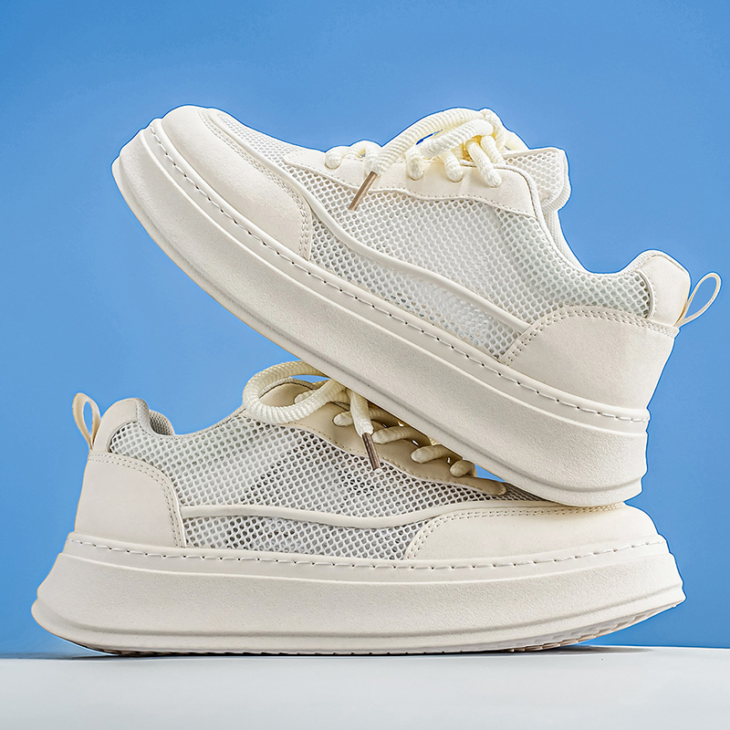 Men's Breathable Mesh Platform - Men Shoes Eu To Us Size บทวิจารณ์และราคา