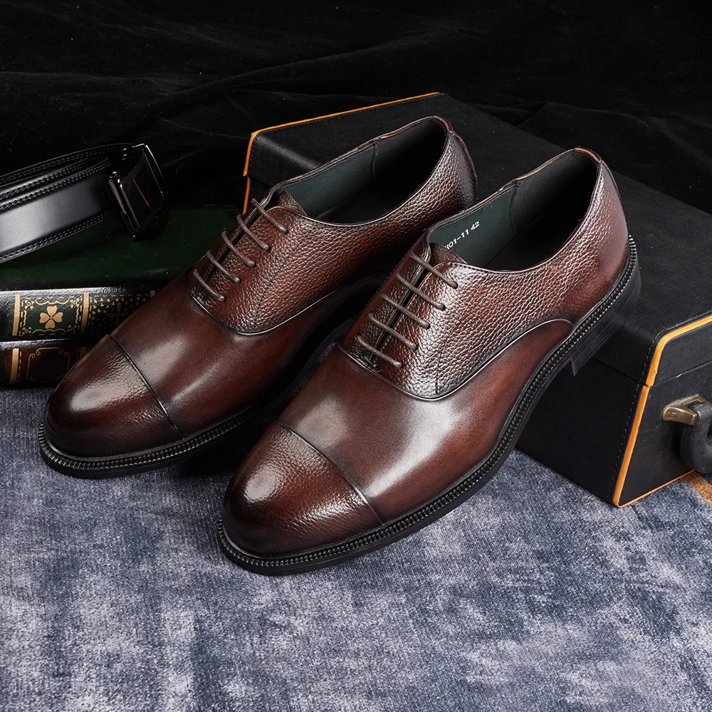 2025 Men's Italian Style Handm - Men Shoes Size 11 บทวิจารณ์และราคา