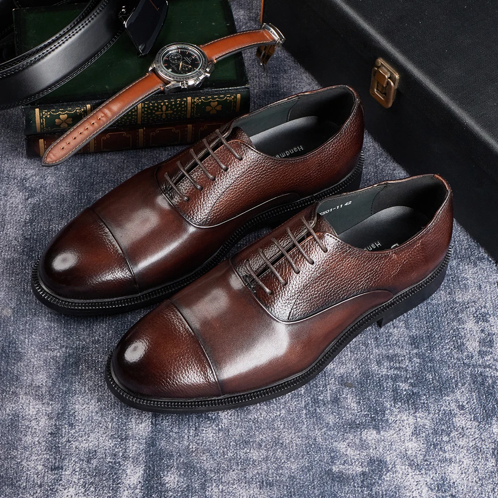2025 Men's Italian Style Handm - Men Shoes Size 11 บทวิจารณ์และราคา