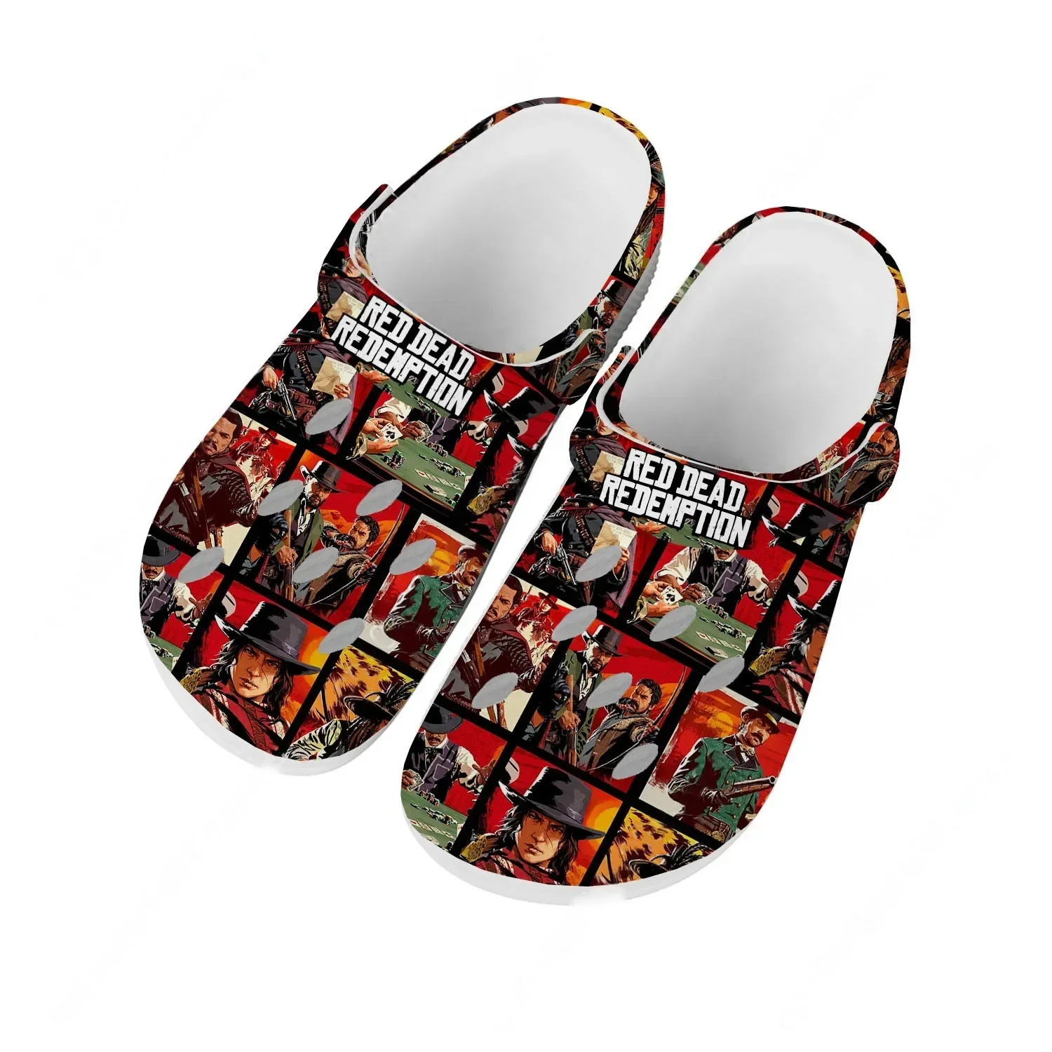 Red Dead Redemption Sandals Me - Men Shoes Red บทวิจารณ์และราคา