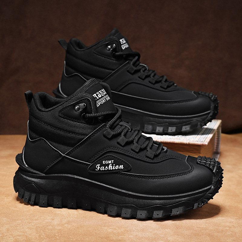Men'S Black And White Mid Top  - Men Shoes White Colour บทวิจารณ์และราคา