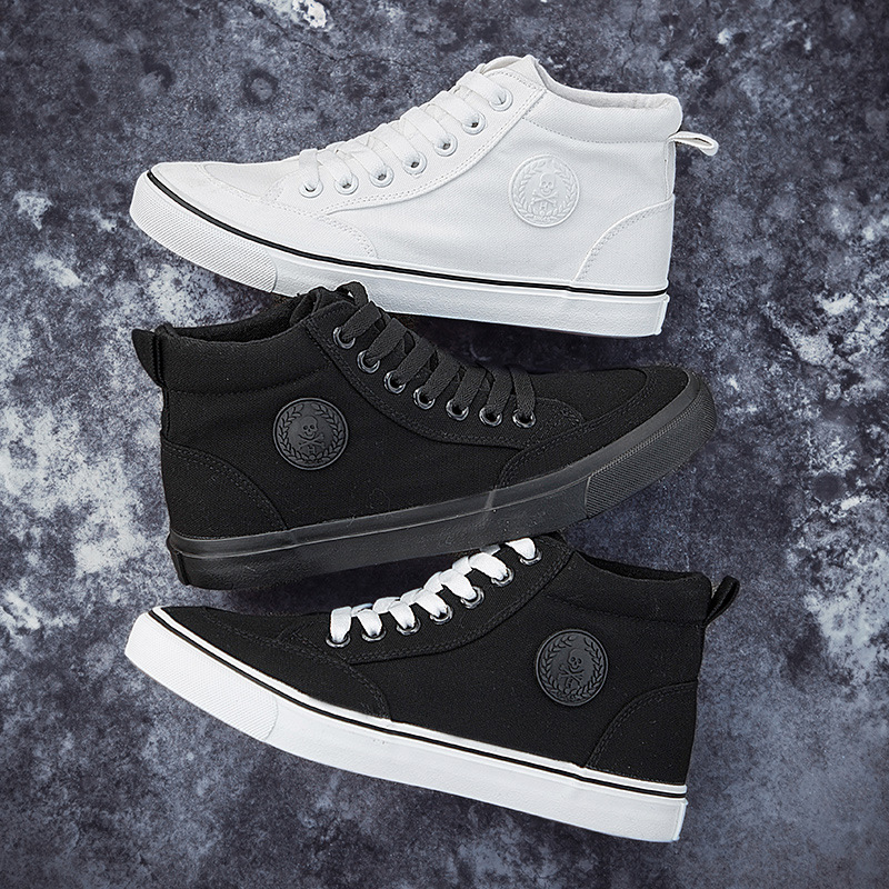 Classic Men Canvas Shoes Sprin - Men Shoes White Colour บทวิจารณ์และราคา