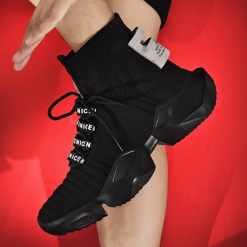 Plus Size Hightop High-soled M - Men'S Shoes Half Cut บทวิจารณ์และราคา