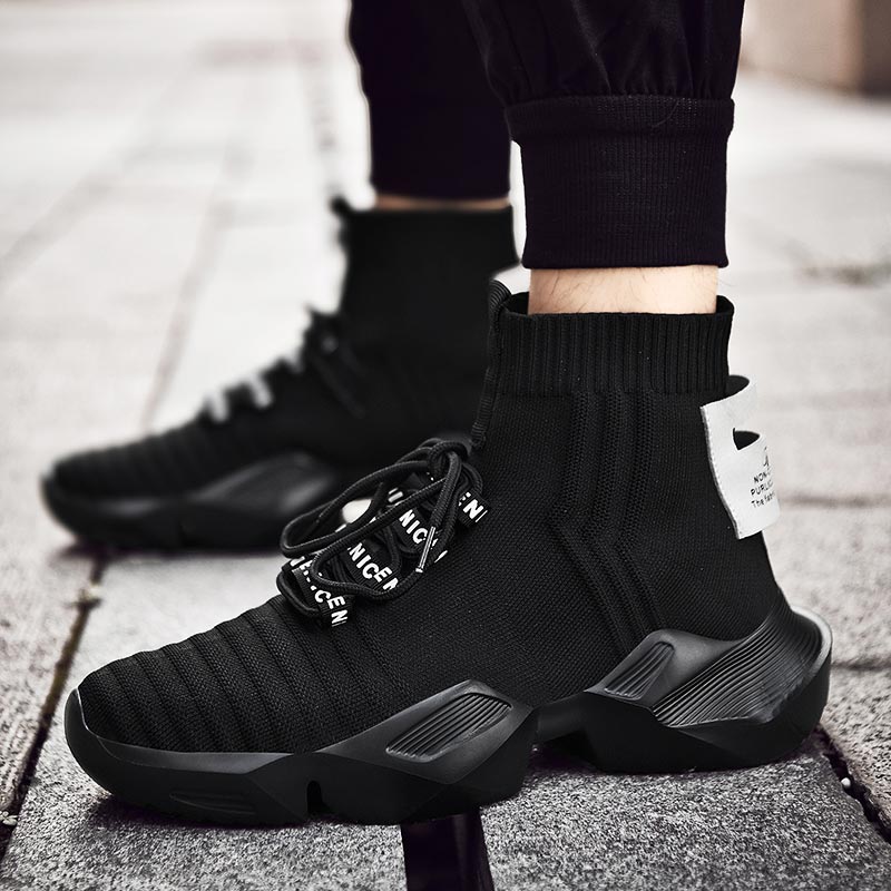 Plus Size Hightop High-soled M - Men'S Shoes Half Cut บทวิจารณ์และราคา