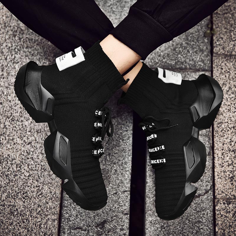 Plus Size Hightop High-soled M - Men'S Shoes Half Cut บทวิจารณ์และราคา