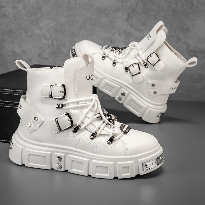 Original Brand Boots for Man P - Men Shoes Red บทวิจารณ์และราคา