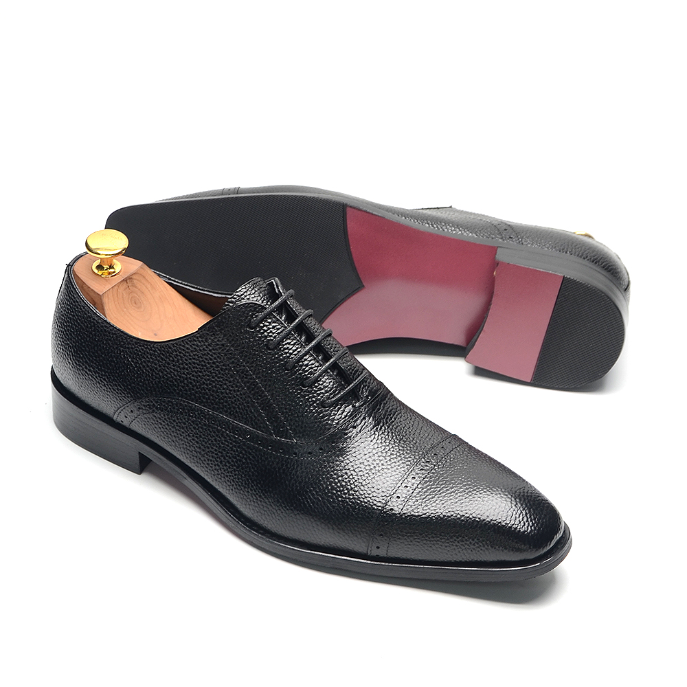 Elegant Handmade Genuine Leath - Men Shoes Size 11 บทวิจารณ์และราคา