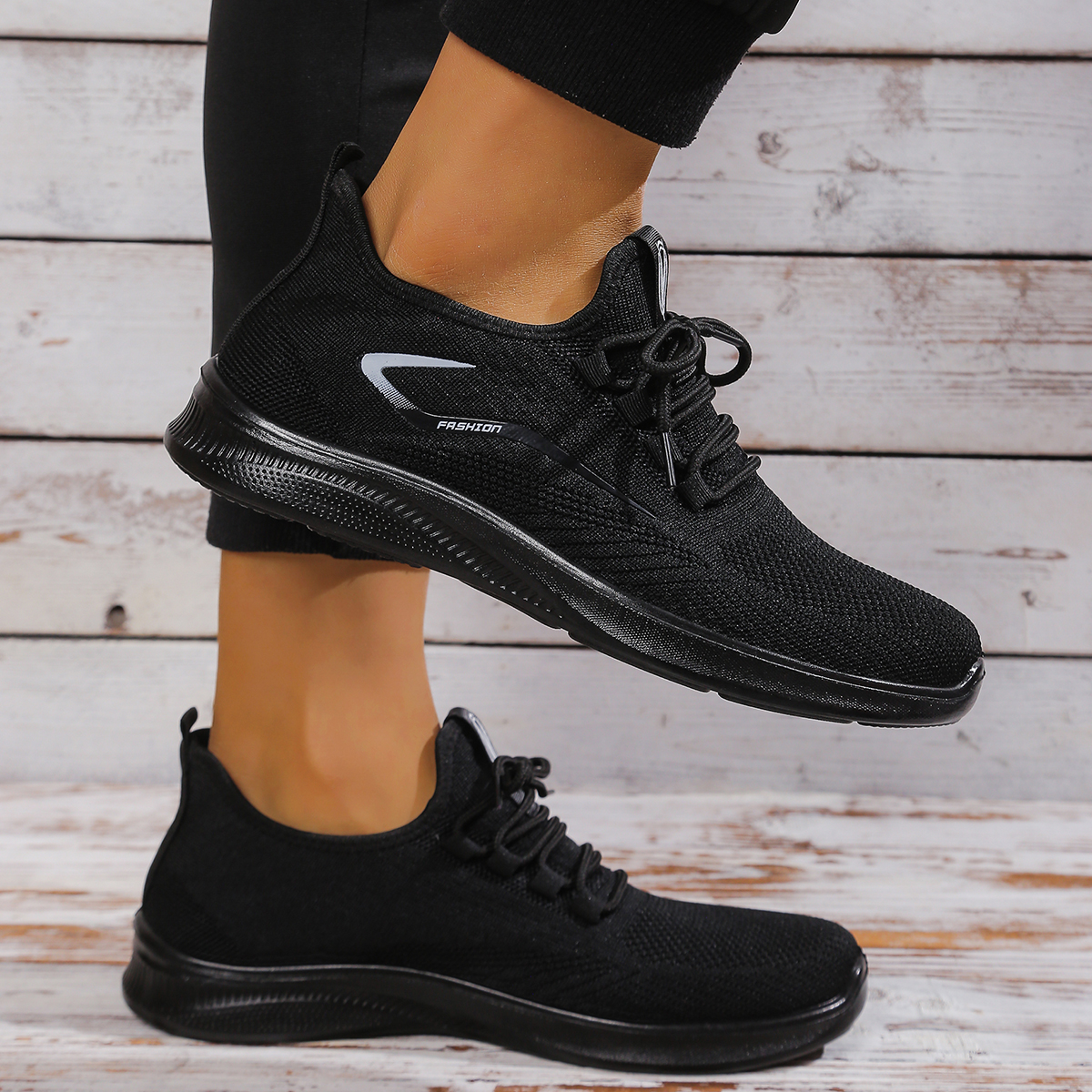 Knitted men's shoes are comfor - Men Shoes Models บทวิจารณ์และราคา