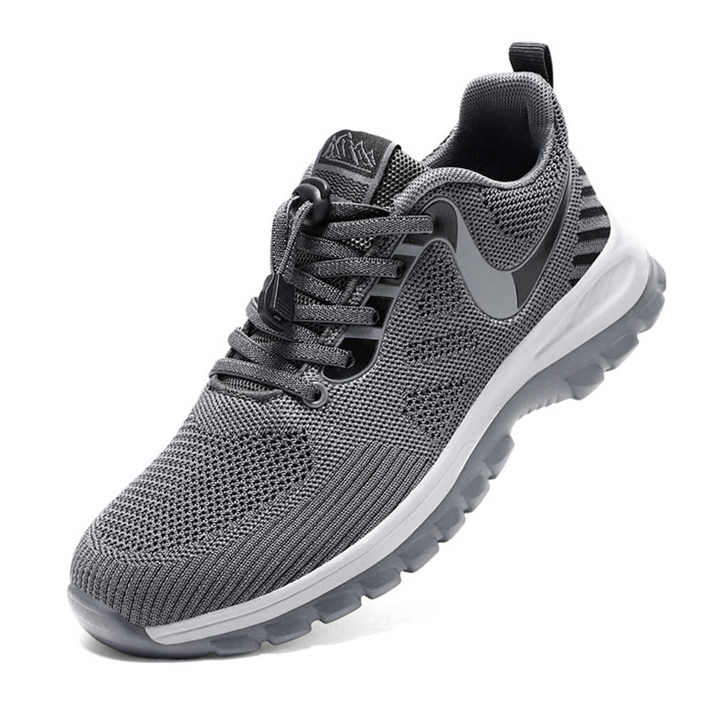 Knit Non-slip Sneakers Man 45  - Men Shoes Red บทวิจารณ์และราคา