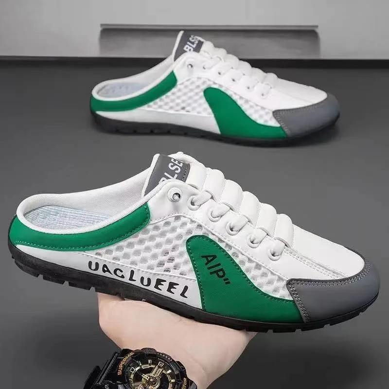 Men's Fashion Soft-soled Half  - Men Shoes Marks บทวิจารณ์และราคา