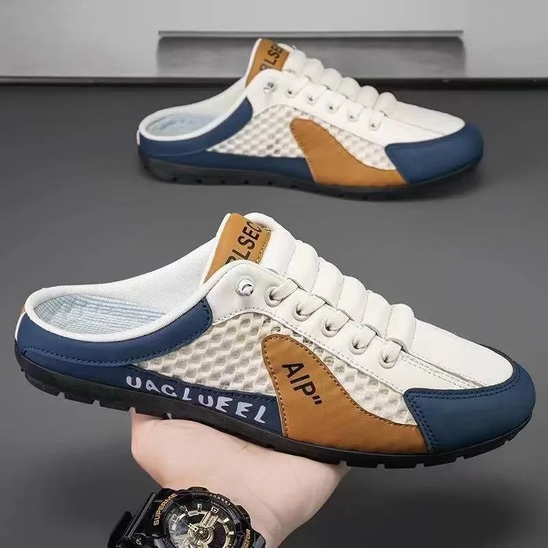 Men's Fashion Soft-soled Half  - Men Shoes Marks บทวิจารณ์และราคา