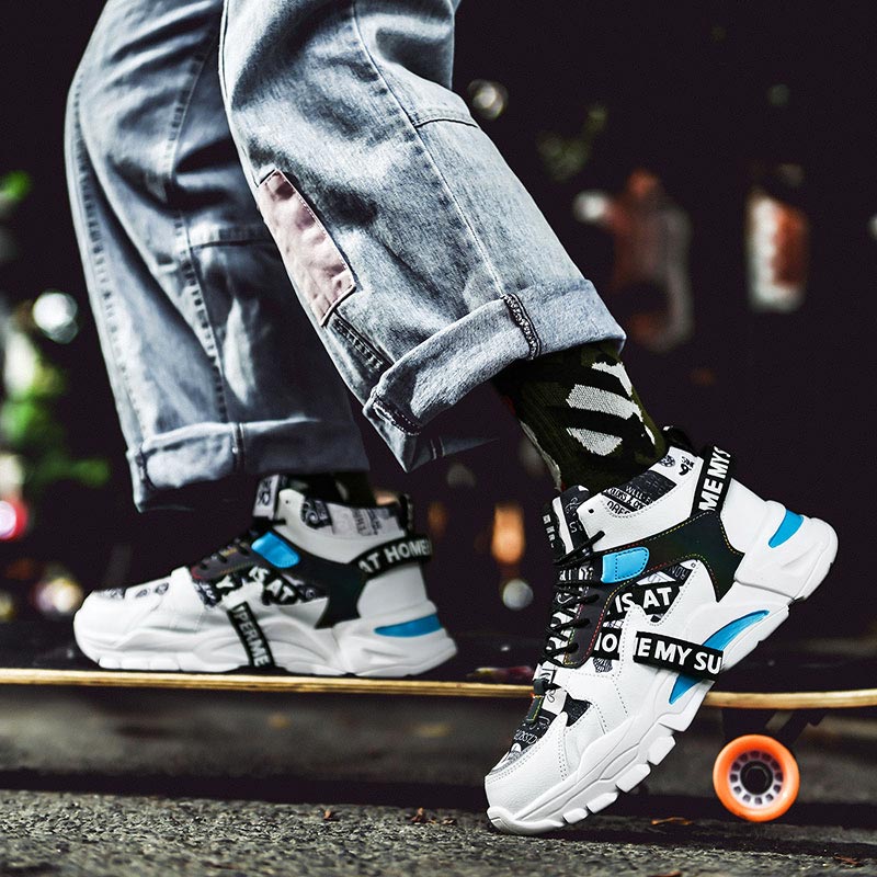 Large Size High Top Chunky Man - Men'S Shoes Half Cut บทวิจารณ์และราคา