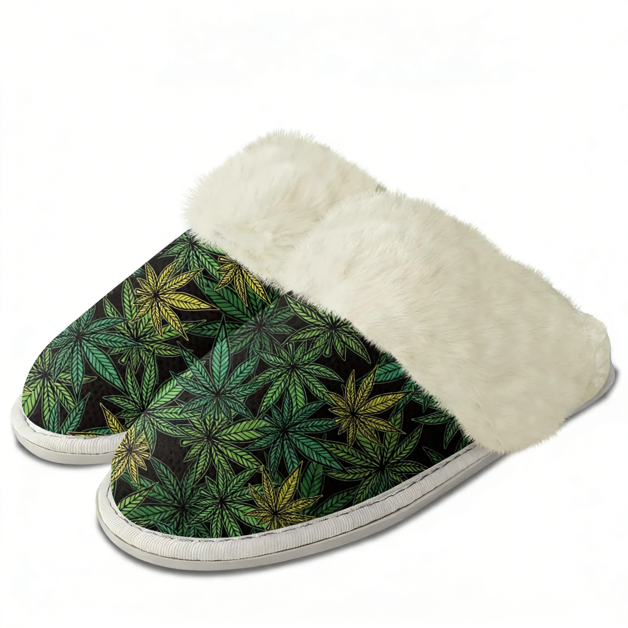 Leaf Weed Rasta Marijuana Red  - Men Shoes Red บทวิจารณ์และราคา