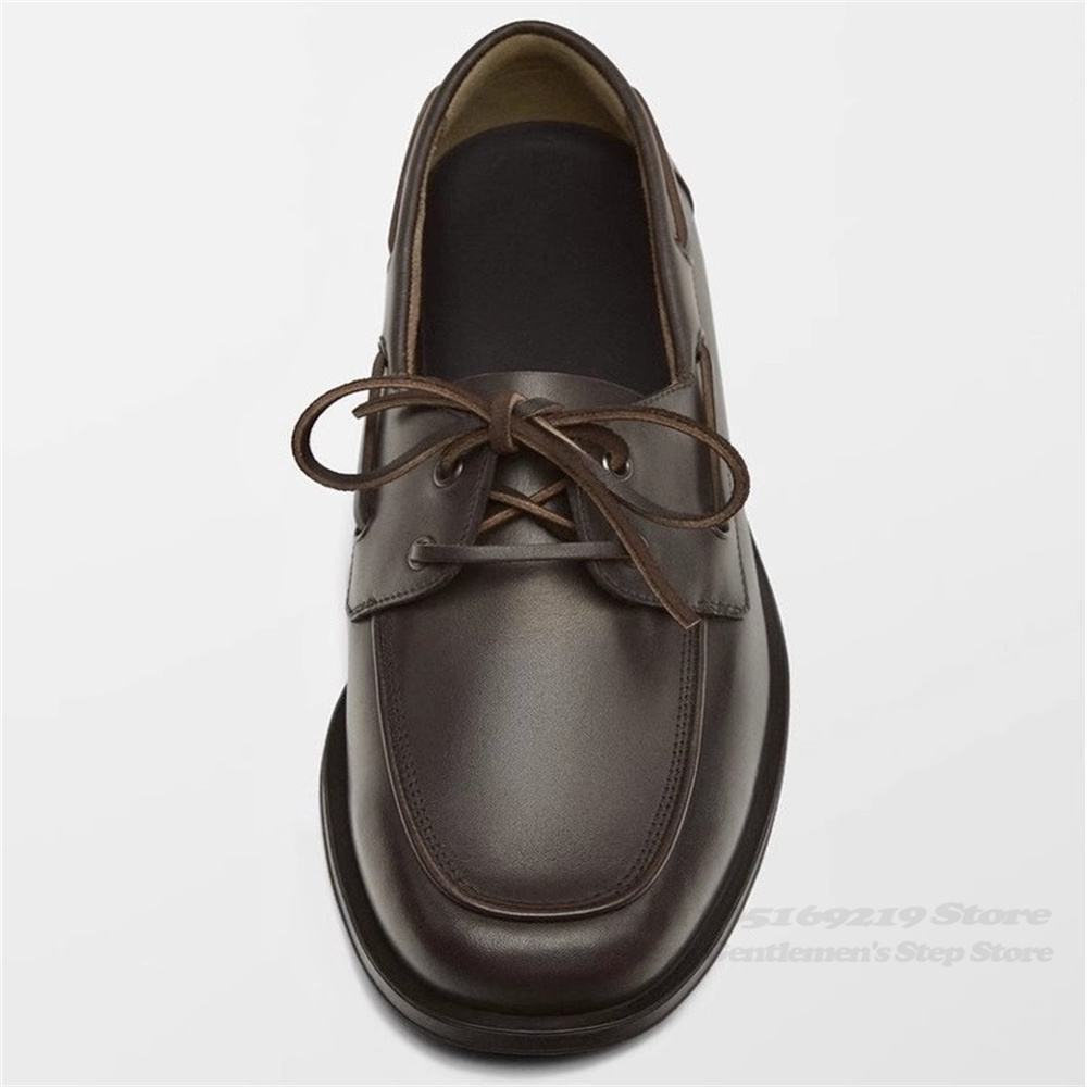 Brown Cowhide Loafers Autumn N - Men'S Shoes Hugo Boss บทวิจารณ์และราคา