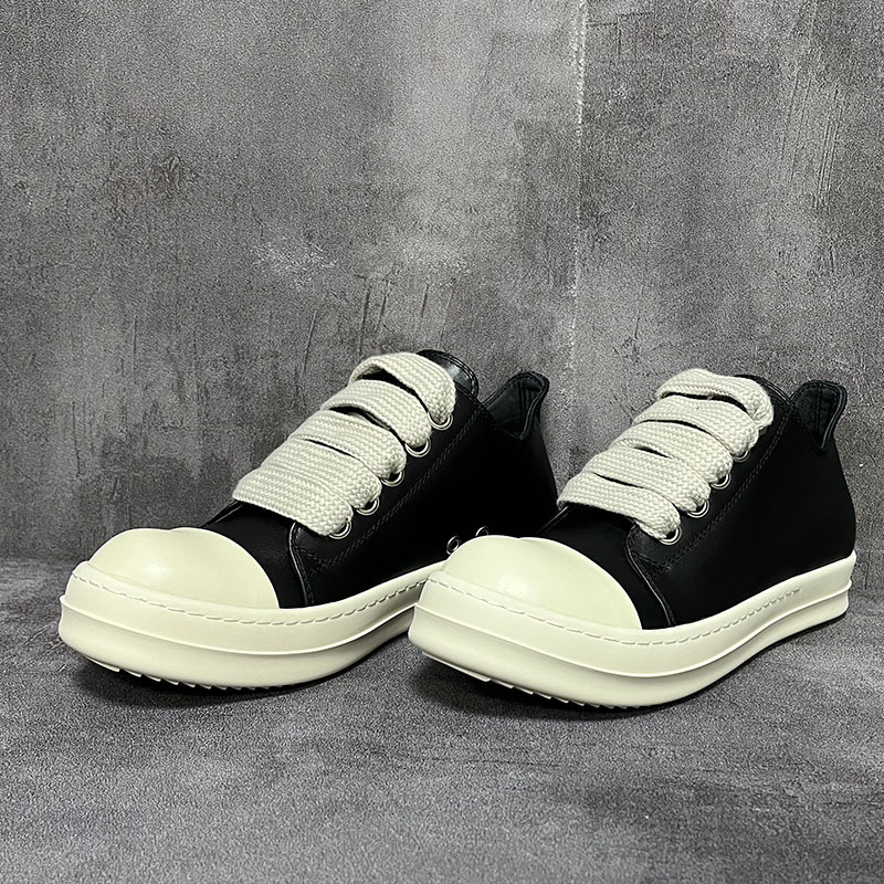 Men's Casual Shoes Leather Wom - Men Shoes Velcro บทวิจารณ์และราคา
