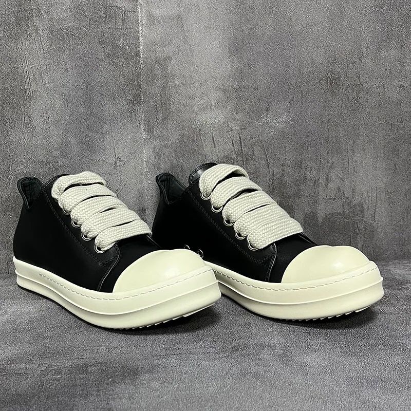 Men's Casual Shoes Leather Wom - Men Shoes Velcro บทวิจารณ์และราคา